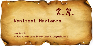 Kanizsai Marianna névjegykártya